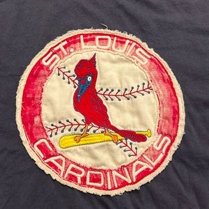 St. Louis Cardinals Red and Blue Men's Shirt